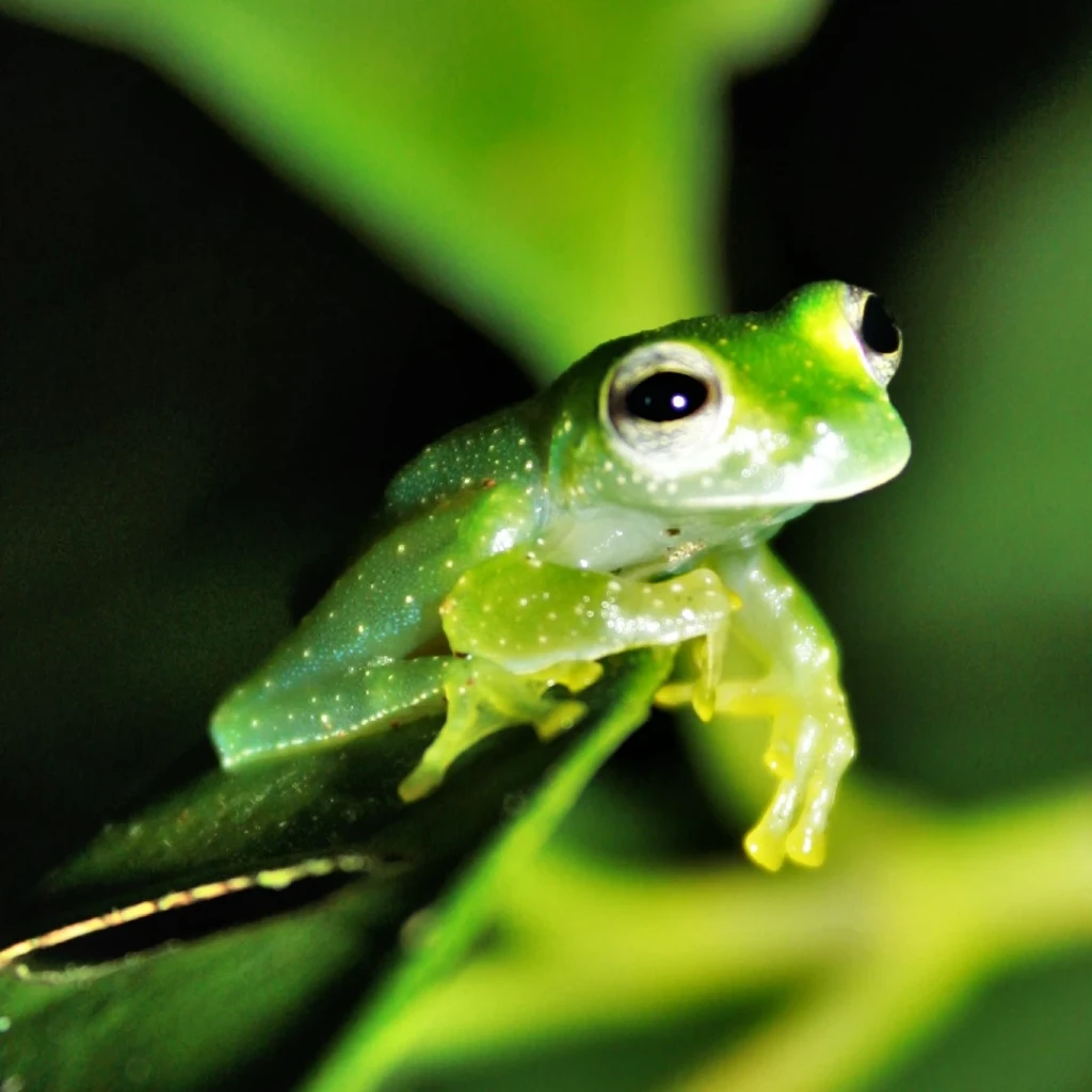 Tropical frog photographed during a guided night walk in Drake Bay, Osa Peninsula, Costa Rica, with Osa Outdoors Adventures.